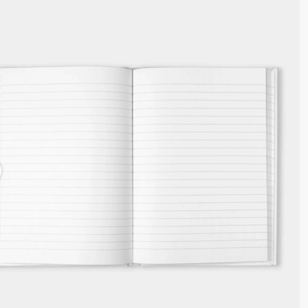 Smiley lined notebook